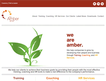 Tablet Screenshot of ambergroup.co.uk